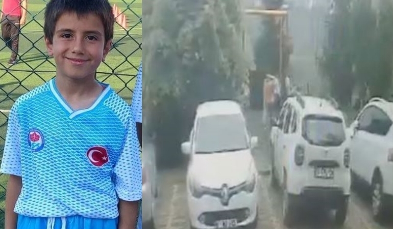 Parkta oynayan çocuğun başına yorgun mermi isabet etti
