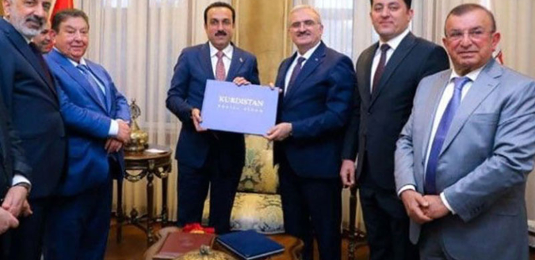 ‘Kürdistan’ yazan albümle poz vermişti… İçişleri Bakanlığı’nda üst düzey görev