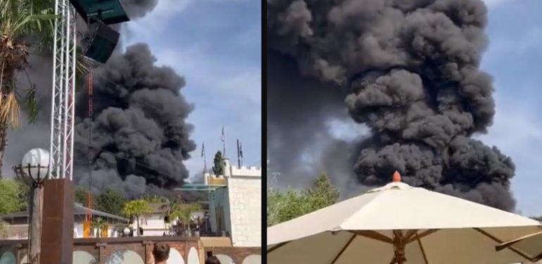 Almanya’nın en büyük eğlence merkezi Europa-Park’ta yangın: 25 bin kişi tahliye edildi