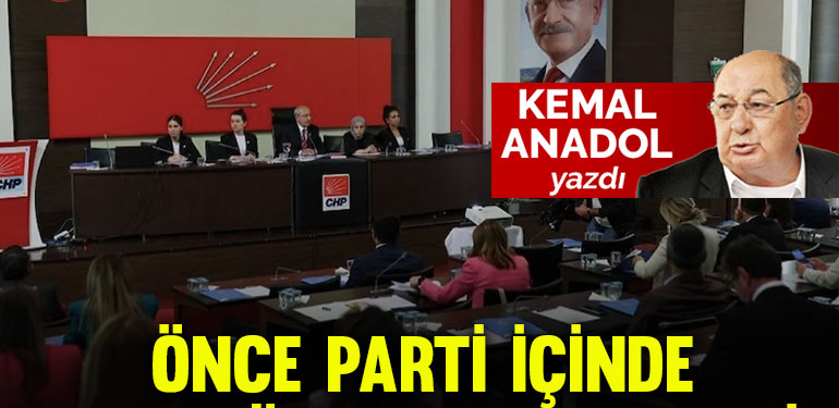 Önce parti içinde sonra ülkede demokrasi!
