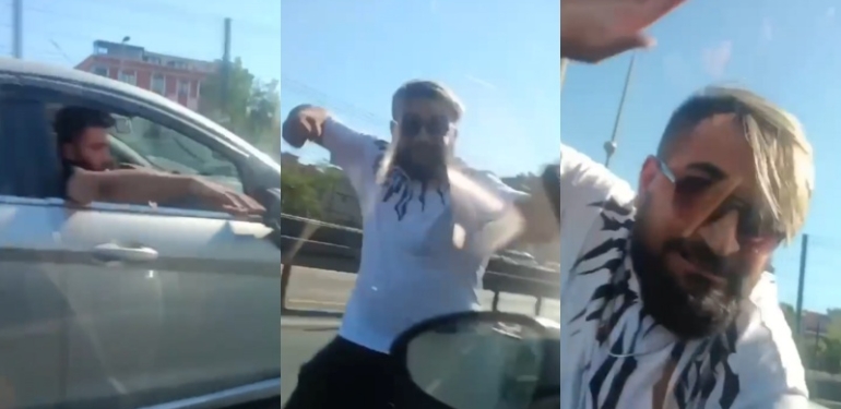 Hamile kadının aracını yumruklayan magandayla ilgili yeni gelişme