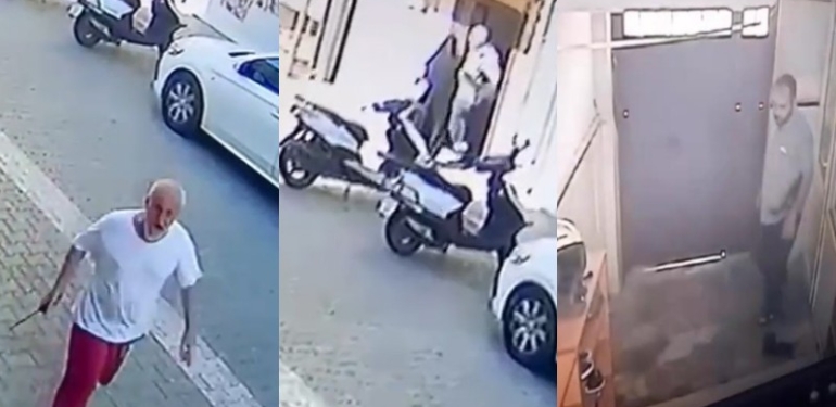 Hüda Par binasındaki saldırı kamerada