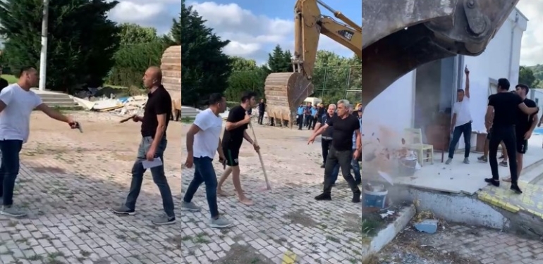 İBB ekiplerine silah, bıçak, pitbull ve gaz bombasıyla saldırı