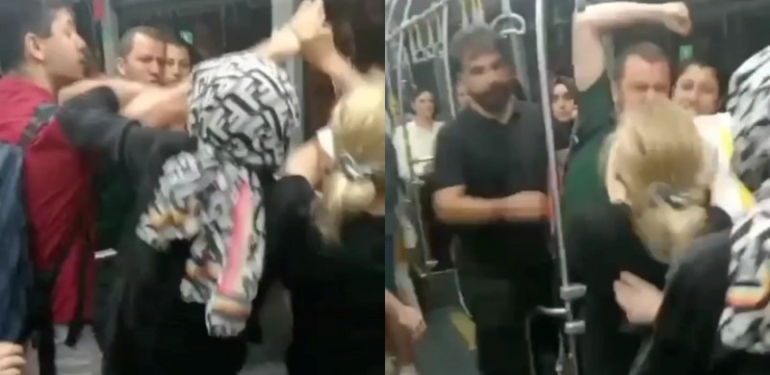 Hatay’da sokak ortasında yumruk yumruğa kavga