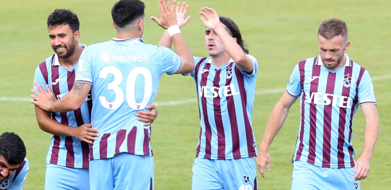Trabzonspor, hazırlık maçında farka koştu