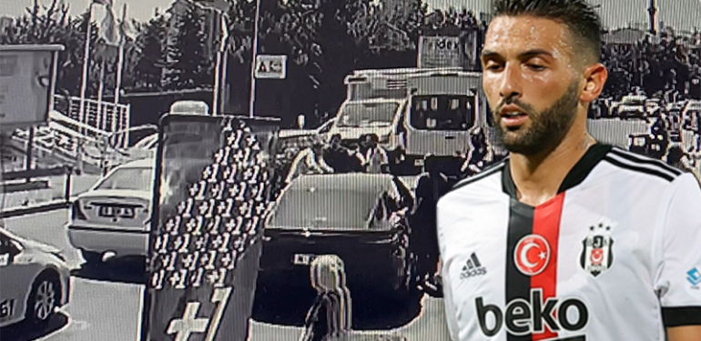 Futbolcu Umut Meraş’ın yaptığı kaza kamerada