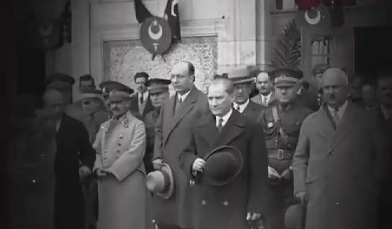 Atatürk’ün hiç bilinmeyen görüntüleri ortaya çıktı