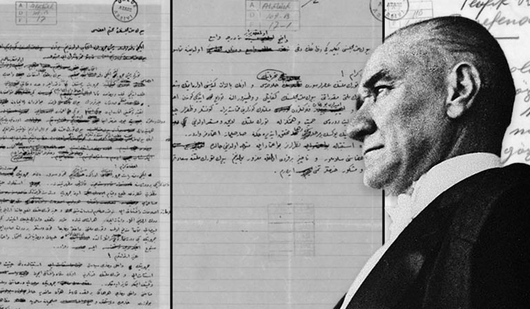 Atatürk’ün ilk kez göreceğiniz el yazısı notları…