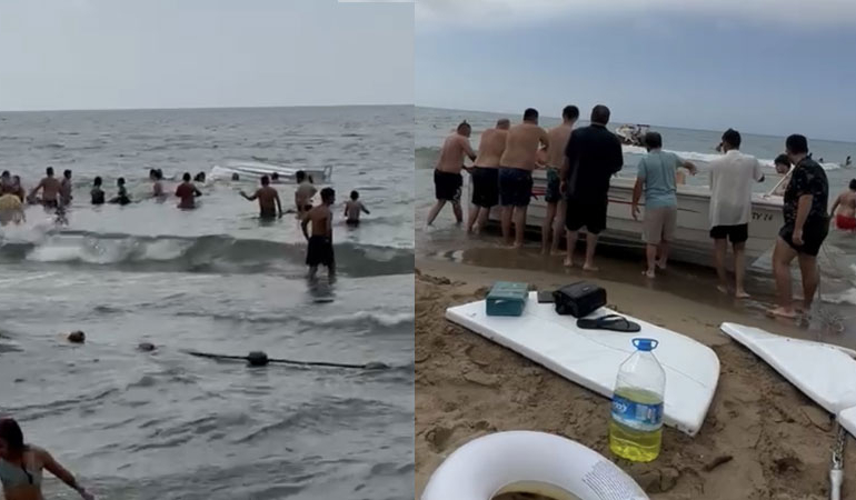 Karadeniz’de gezi teknesi alabora oldu! 6 kişilik aile seyahat ediyordu