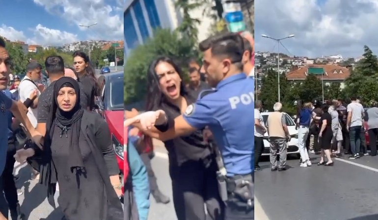Kaza sonrası ortalık karıştı… Araçtan inip saldırdılar!