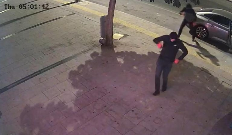 1 milyon liralık soygun dansı kamerada