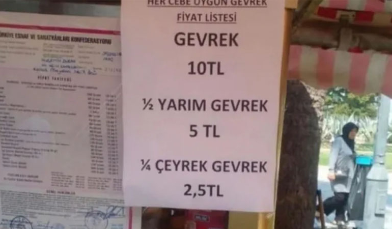 Yarım ve çeyrek simit dönemi