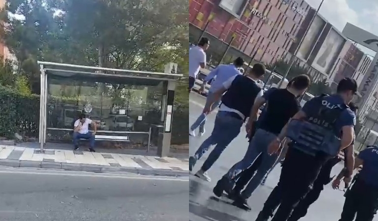 D-100 karayolunda hareketli dakikalar