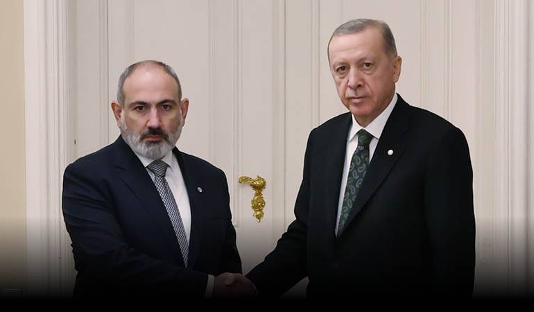 Cumhurbaşkanı Erdoğan, Paşinyan ile görüştü