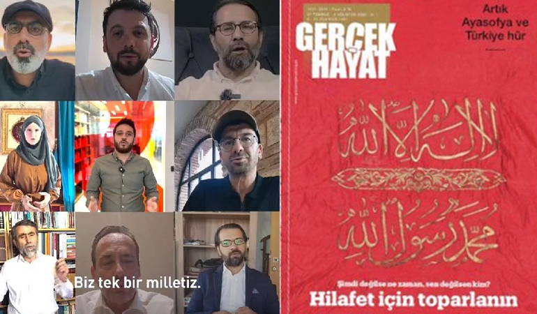 Gazetecilerin Arap dünyasına seslendiği dergi ‘hilafet’ çağrısı yapmış