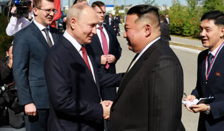 Dünyanın gözü bu buluşmada… Putin-Kim zirvesinden ilk mesajlar