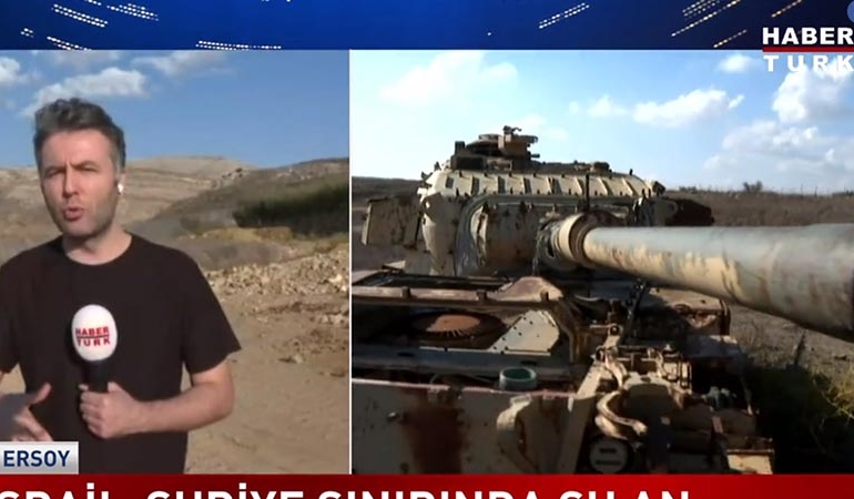 İsrail’in hurda tankları… Suriye sınırında ilginç görüntüler