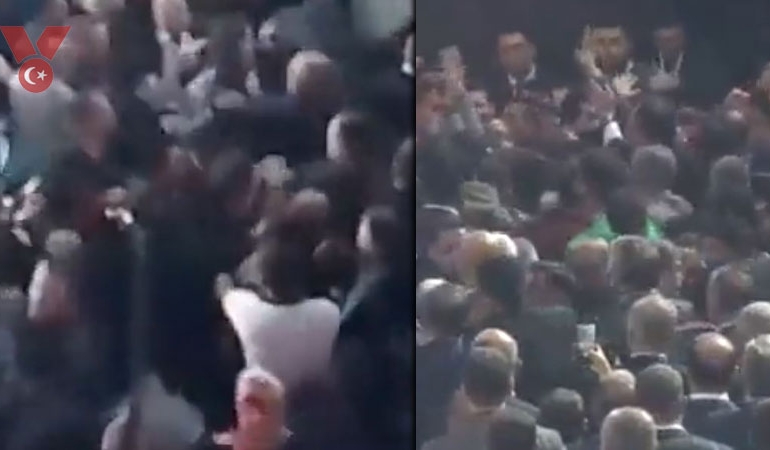 Birbirlerine girdiler… Büyük Birlik Partisi kurultayında kavga