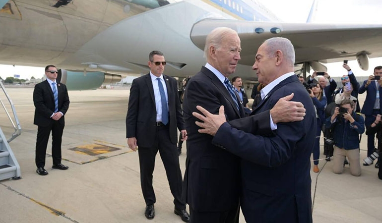 Biden lütfetti… 20 kamyon geçebilecekmiş!