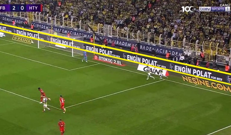 Fenerbahçe Stadı’nda Engin Polat reklamı