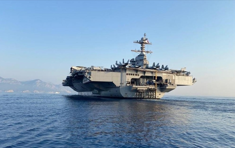 Pentagon: Amerikan savaş filosu Doğu Akdeniz’e ulaştı