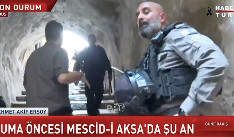 İsrail polisinden Türk gazetecilere coplu müdahale