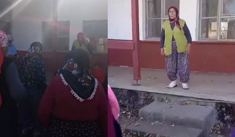 Tokat’ta köylerinde çocuk bulunmayan yaşlılar cumhuriyet şiirleri okudu