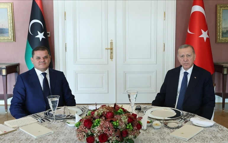 Erdoğan, Libya Başbakanı Dibeybe’yi kabul etti