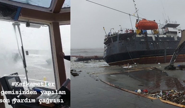 Karadeniz’de batan geminin son yardım çağrısı ortaya çıktı