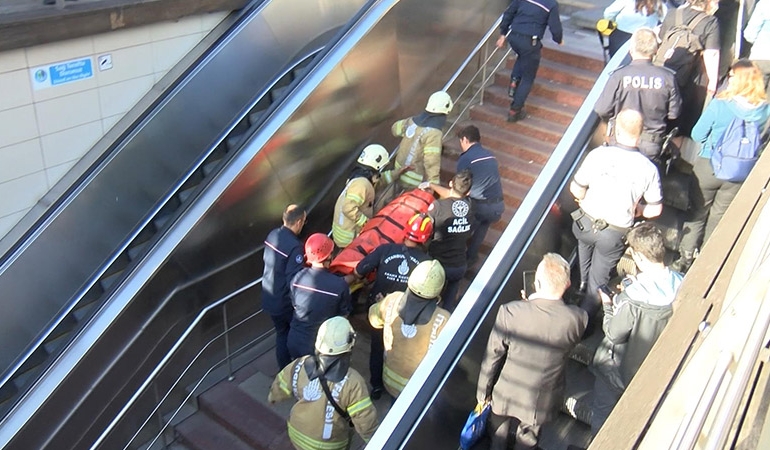 İstanbul’da metroda intihar girişimi