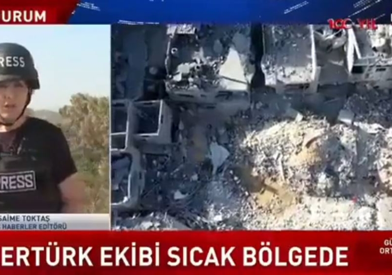 Habertürk’te ‘İsrail-Filistin’ krizi: Muhabiri sahadan çektiler