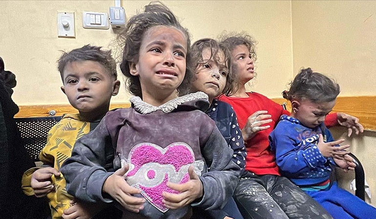 Gazze’de saatte 5 çocuk öldürülüyor!