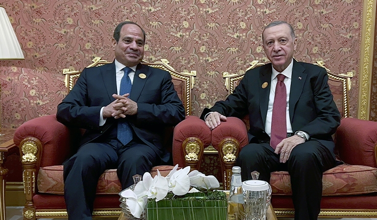 Erdoğan, Riyad’da Sisi ile görüştü
