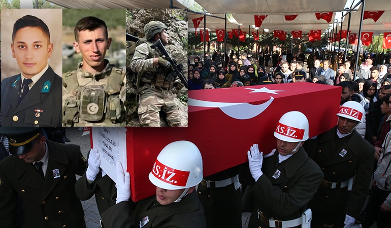 Acı veda… Türkiye, Pençe Kilit şehitlerini uğurladı
