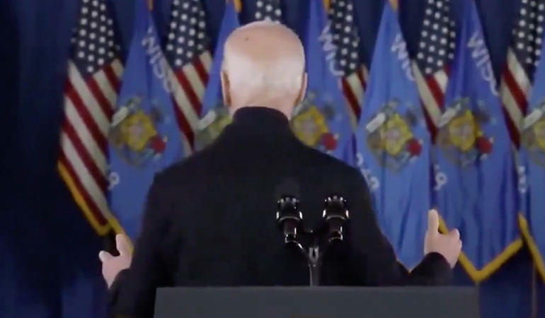Biden boşluğa sarılmaya çalıştı