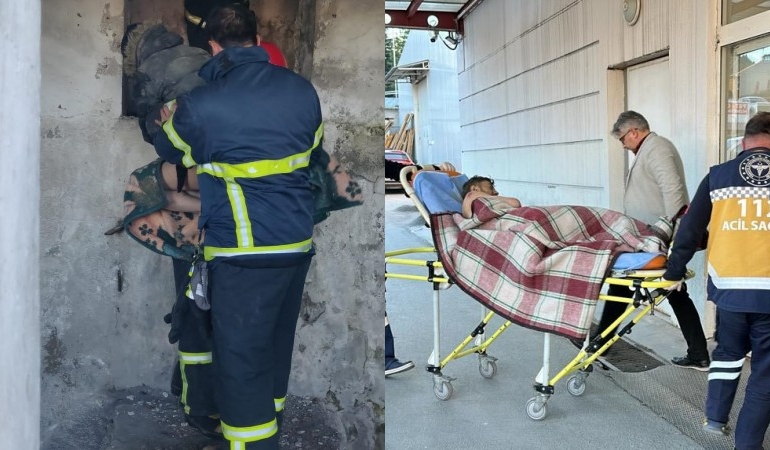 Su deposunda çıplak bulunan genç gözaltına alındı