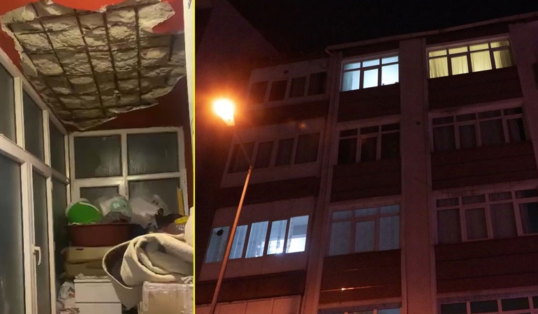 İstanbul’da bir bina, Çınarcık depreminde hasar aldığı için boşaltıldı