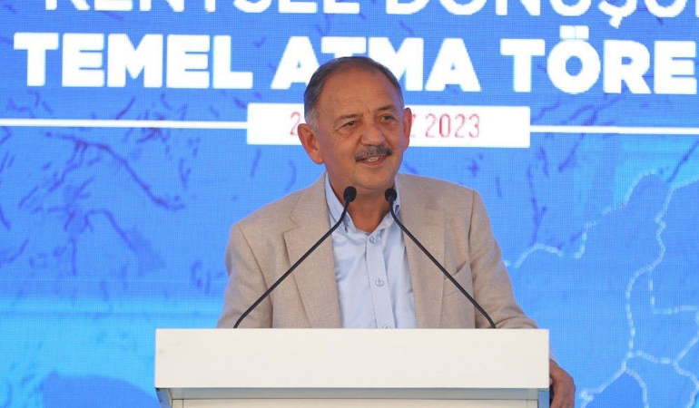 Bakan Özhaseki: Bundan sonra fay hatlarının üzerine yapılaşmaya izin vermeyeceğiz