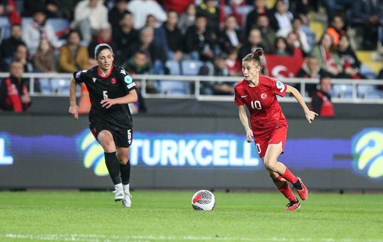 A Milli Kadın Futbol Takımı, konuk ettiği Gürcistan’ı yendi