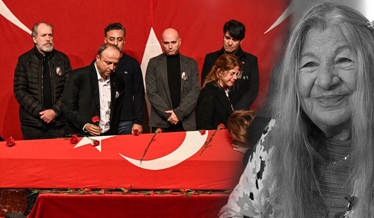 Ayla Algan’a veda… Usta oyuncu son yolculuğuna uğurlandı