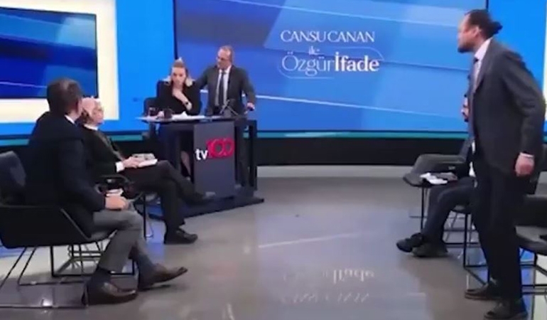 Canlı yayında ölümden döndü