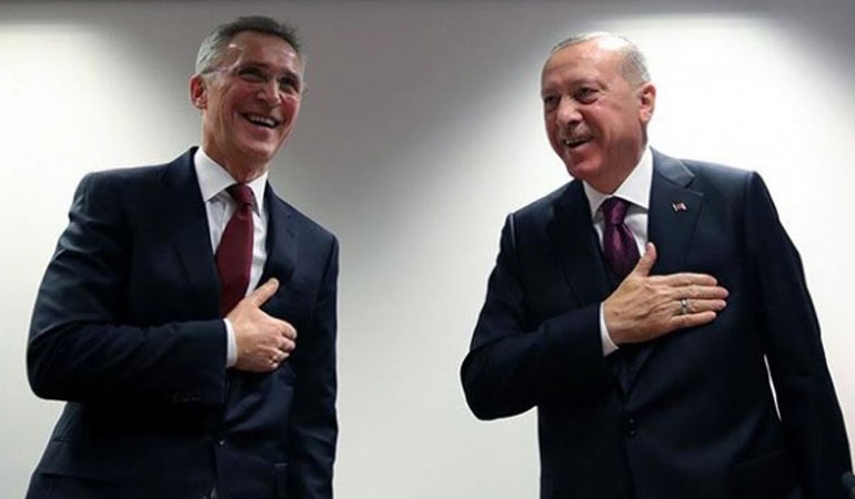 Erdoğan Stoltenberg ile görüştü