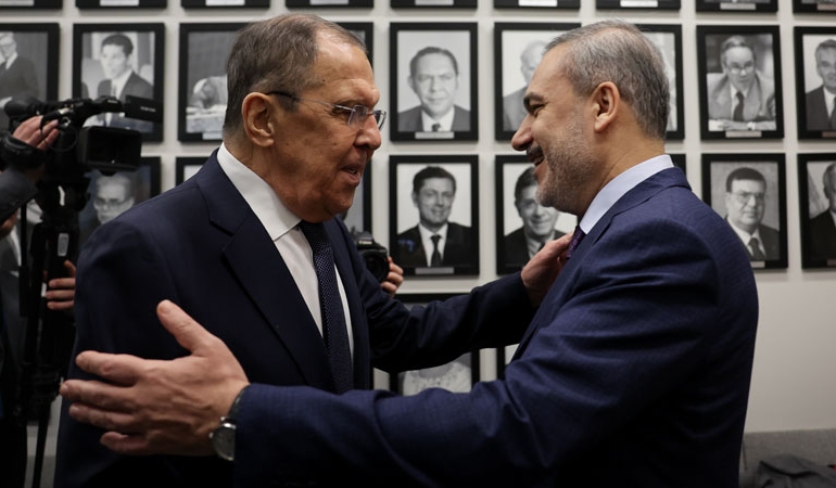 Bakan Fidan, Rus mevkidaşı Lavrov ile görüştü