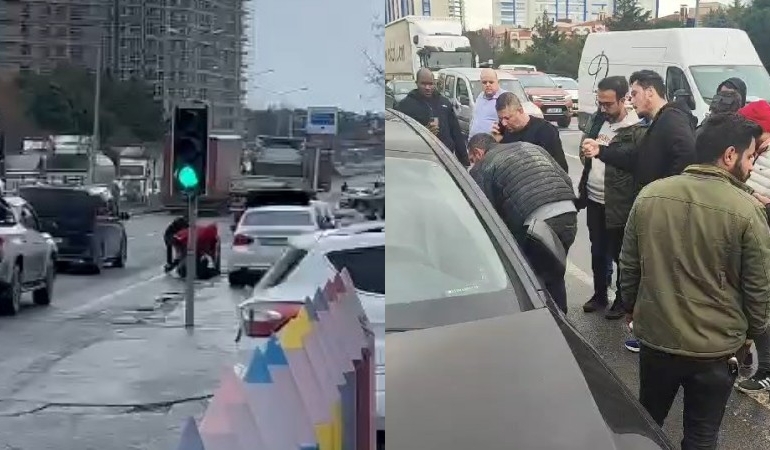 Esenyurt’ta cadde ortasında gasp