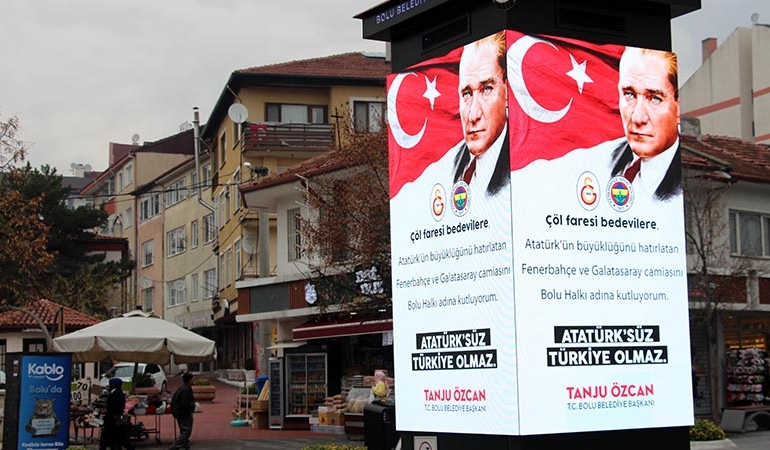 Suudi Arabistan’ın ‘Atatürk’ yasağı üzerine asılmıştı… O afişlere soruşturma açıldı