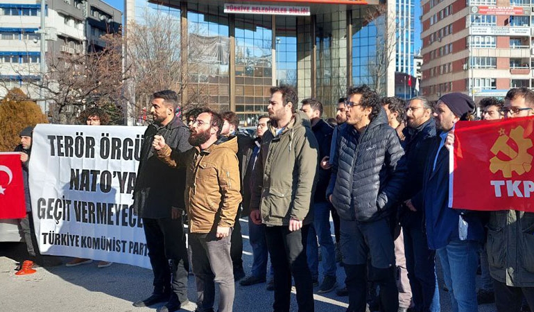 TKP’den TBMM önünde ‘NATO’ eylemi