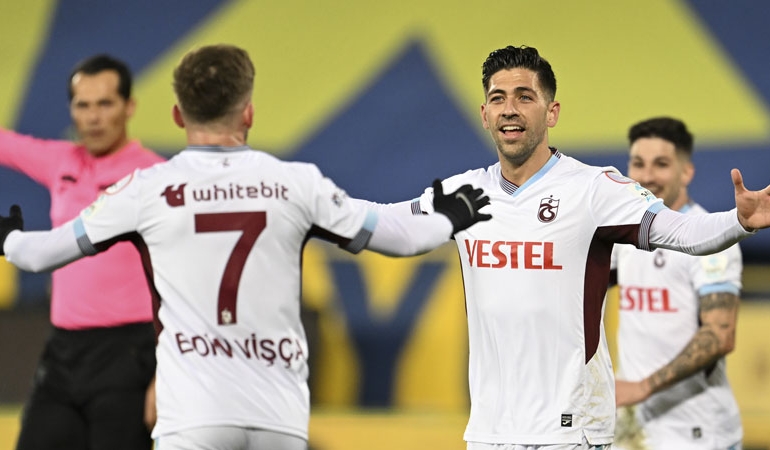 Trabzonspor Ankara’da Visca ile kazandı