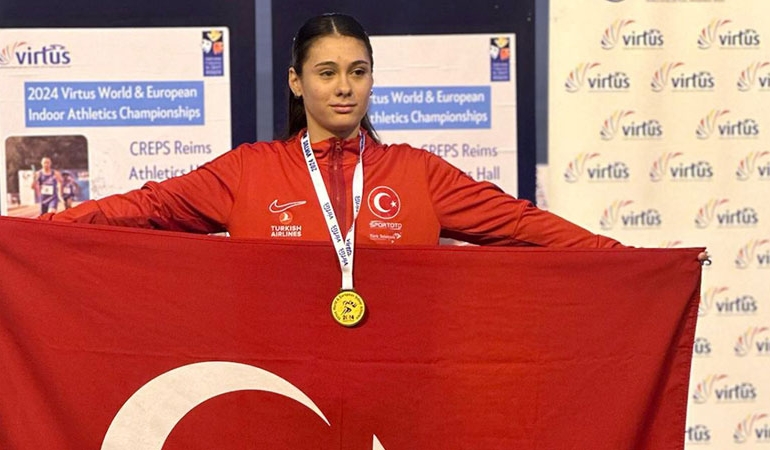 Özel atlet Aysel Önder’den altın madalya: Dünya rekoru kırdı!