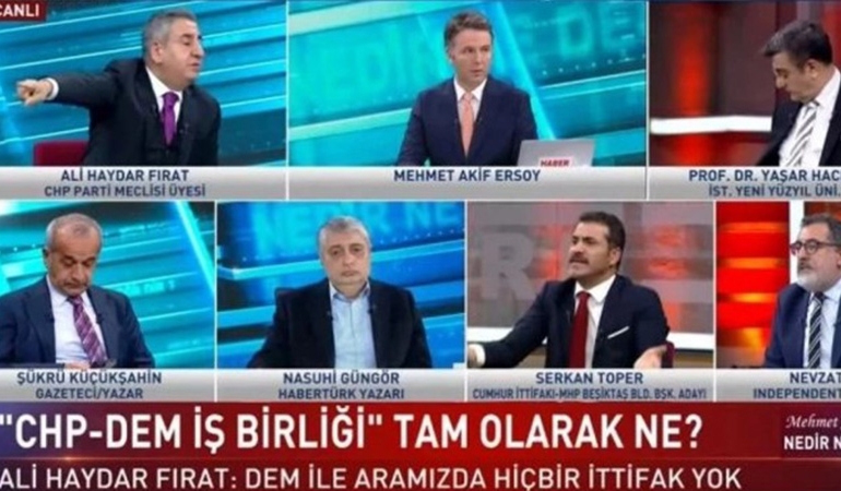 ‘DEM Parti iş birliği’ KJ’si krize yol açtı: CHP’li isim yayını terk etti