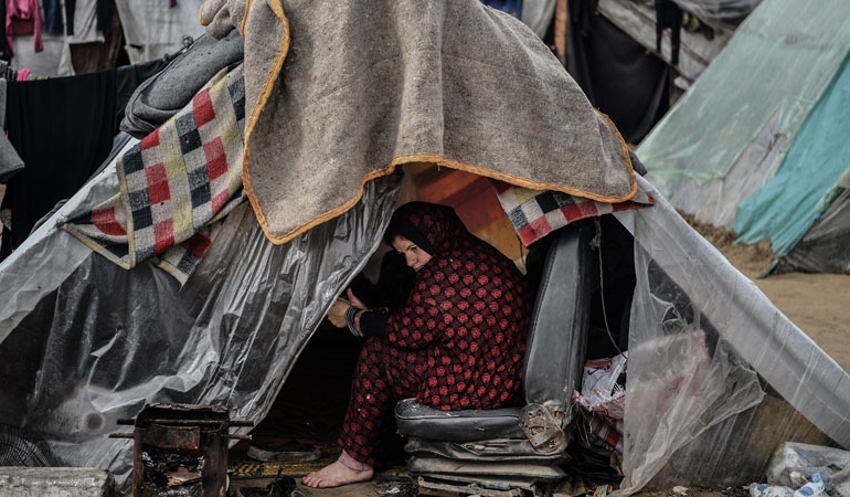 Filistin Kızılayı: İsraillilerin gösterisi sebebiyle yardım gelmedi